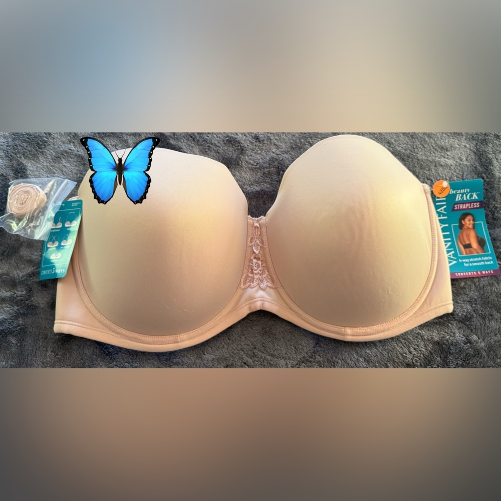Vanity Fair Elegant  5-Way Bra in Beige - 42DD